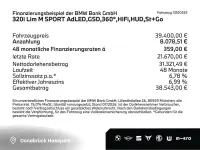 Gebraucht BMW 320 M Sport 184 PS (135 kW) 2025 Saphirschwarz (schwarz) Limousine