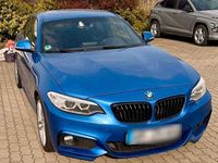 Second-hand BMW 220 M Performance 200 CP (147 kW) 2014 Albastru Coupe