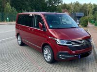 Second-hand VW Multivan 204 CP (150 kW) 2022 Roșu Monovolum