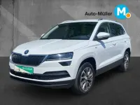 Gebraucht Skoda Karoq 150 PS (110 kW) 2022 Moonweiss metallic (metallic) SUV