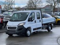 gebraucht Peugeot Boxer BlueHDi165 Doka Pritsche L3 AHK Sofort