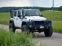 Gebraucht Jeep Wrangler Unlimited Rubicon 284 PS (208 kW) 2014 Weiß SUV