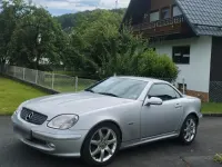 Gebraucht Mercedes SLK200 2002 Silber Cabrio