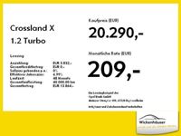 gebraucht Opel Crossland X 1.2 Turbo Elegance FLA SpurH LM LED