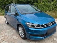 Gebraucht VW Touran Highline 150 PS (110 kW) 2016 Blau Van / Kleinbus