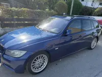 Brugt BMW 325 197 HK (144 kW) 2007 Blå Stationcar