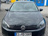 Gebraucht VW Golf VI 2010 Schwarz Kleinwagen