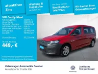 Second-hand VW Caddy Maxi Basis 114 CP (83 kW) 2024 Roșu Monovolum