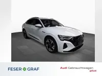 Gebraucht Audi Q8 Sportback e-tron Advanced Plus 250 kW (340 PS) 2024 Gletscherweiß metallic SUV