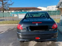 Gebraucht Peugeot 206 CC 109 PS (80 kW) 2002 Schwarz Cabrio