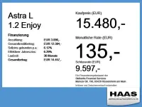 Gebraucht Opel Astra Enjoy 110 PS (80 kW) 2023 Schwarz Kleinwagen