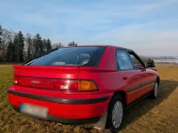 Gebraucht Mazda 323F 88 PS (64 kW) 1990 Rot Kleinwagen