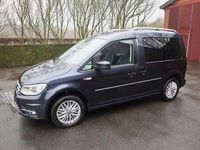 Gebraucht VW Caddy Highline 125 PS (91 kW) 2016 Starlight blue metallic Van / Kleinbus