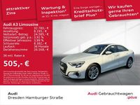 Gebraucht Audi A3 Advanced Plus 110 PS (80 kW) 2024 Gletscherweiß metallic Limousine