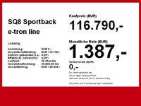gebraucht Audi SQ8 Sportback e-tron Leder Matrx SHZ Vo+Hi AHK P