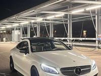 Gebraucht Mercedes C180 AMG line 156 PS (114 kW) 2016 Weiß Coupé