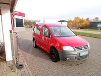 Gebraucht VW Caddy Team 80 PS (58 kW) 2010 Rot Van / Kleinbus