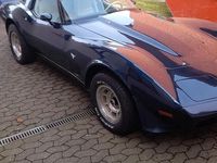Second-hand Corvette C3 224 CP (164 kW) 1979 Albastru Cabrio