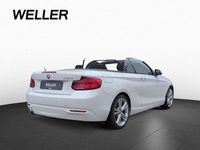 Gebraucht BMW 218 Advantage 150 PS (110 kW) 2017 Weiß Cabrio