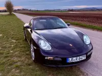 Second-hand Porsche Boxster 239 CP (175 kW) 2005 Negru Cabrio