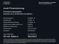 Gebraucht Audi Q4 e-tron Ambiente 150 kW (204 PS) 2023 Kieselgrau SUV