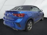 Gebraucht VW T-Roc Cabriolet R-line 150 PS (110 kW) 2025 Ravennablau metallic schwarz Cabrio
