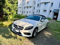 Gebraucht Mercedes C200 AMG line 184 PS (135 kW) 2018 Weiß Cabrio