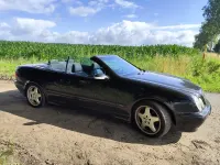 Gebraucht Mercedes CLK200 AMG 136 PS (100 kW) 2000 Schwarz Cabrio