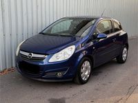 Gebraucht Opel Corsa Edition 80 PS (58 kW) 2007 Blau Kleinwagen