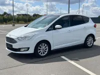 Gebraucht Ford C-MAX Titanium 125 PS (91 kW) 2018 Weiß Van / Kleinbus
