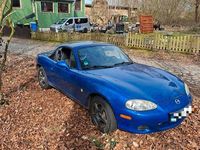 Gebraucht Mazda MX5 110 PS (80 kW) 2002 Blau Cabrio