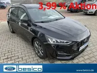 Gebraucht Ford Focus ST-Line X 125 PS (91 kW) 2024 Obsidianschwarz metallic (schwarz) Kombi