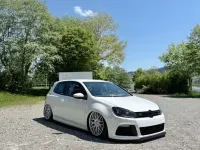 Gebraucht VW Golf VI R 271 PS (199 kW) 2010 Weiß Kleinwagen