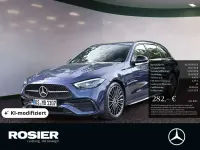 Gebraucht Mercedes C220 AMG line 197 PS (144 kW) 2026 Blau / sodalithblau Kombi