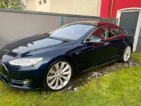 Brugt Tesla Model S 309 kW (421 HK) 2014 Blå Hatchback