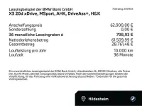 Neu BMW X3 Comfort Edition 197 PS (144 kW) 2026 Black sapphire (schwarz) SUV