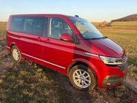 Second-hand VW Multivan 204 CP (150 kW) 2021 Roșu Monovolum