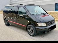 Gebraucht Mercedes V220 122 PS (89 kW) 2001 Schwarz Van / Kleinbus