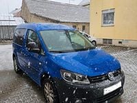 Gebraucht VW Caddy Comfortline 109 PS (80 kW) 2012 Blau Van / Kleinbus