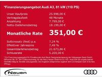 gebraucht Audi A3 Sportback 30 TFSI HUD, Matrix, Panorama, ACC