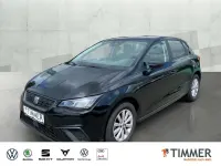 Gebraucht Seat Ibiza Style 95 PS (69 kW) 2023 Midnight schwarz metallic Kleinwagen