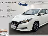 Gebraucht Nissan Leaf Acenta 110 kW (150 PS) 2020 Weiß Kleinwagen