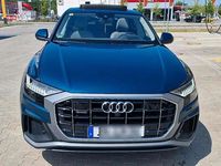 Second-hand Audi Q8 S-Line 286 CP (210 kW) 2020 Albastru SUV
