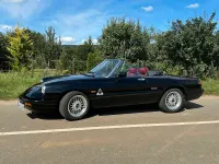 Gebraucht Alfa Romeo Spider 120 PS (88 kW) 1990 Schwarz Cabrio