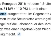 Gebraucht Jeep Renegade 110 PS (80 kW) 2016 Schwarz SUV