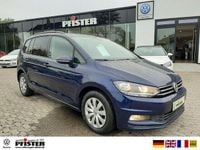 Gebraucht VW Touran Comfortline 150 PS (110 kW) 2017 Blau metallic Van / Kleinbus