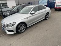 Gebraucht Mercedes C180 AMG line 116 PS (85 kW) 2018 Silber Limousine
