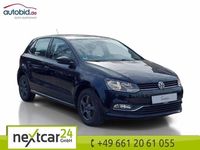 Gebraucht VW Polo Comfortline 60 PS (44 kW) 2015 Schwarz Limousine
