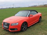 Gebraucht Audi A5 Cabriolet S-Line 211 PS (155 kW) 2009 Rot Cabrio
