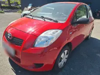 Gebraucht Toyota Yaris 69 PS (50 kW) 2008 Rot Kleinwagen